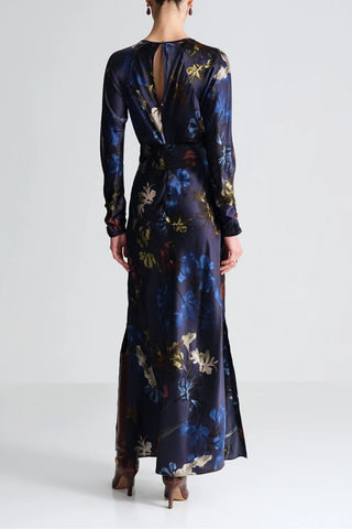 Montgomery Dress | Elysian Flora Navy