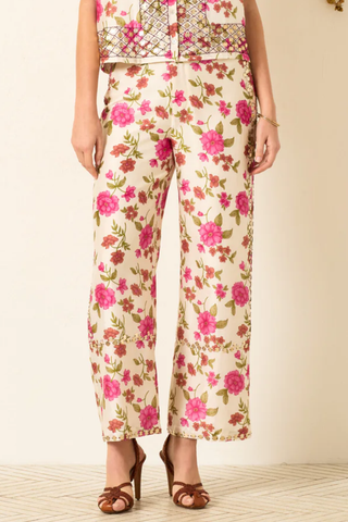 Scout Camellia Coin Pant | White Camellia