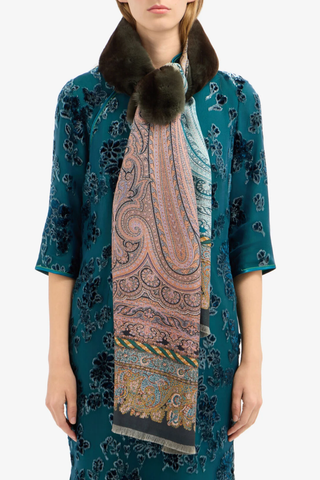 Fanory Silk Scarf 65x190 | Bordura Di Lino 519057