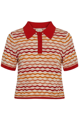 Mullu Polo Shirt | Multi Orange