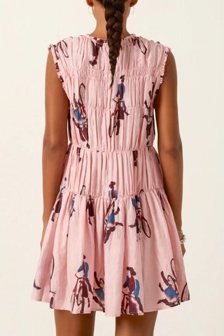 Jule Parisian Pedal Dress | Light Pink