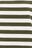 dark olive green ecru wide stripe