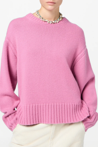 Cozy Crew Sweater | Rose