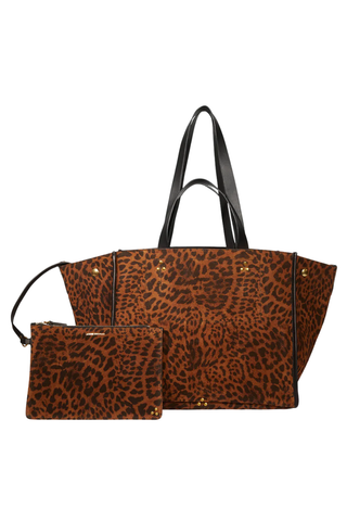 Léon M Tote | Split Suede Chat Sauvage