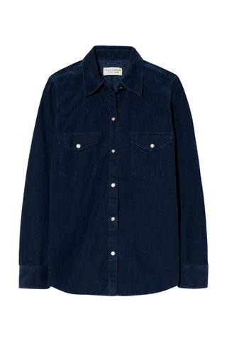 Travis Corduroy Shirt | Dusk Navy