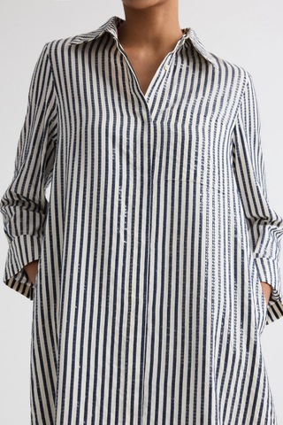 Jennys Gown | Indigo/White