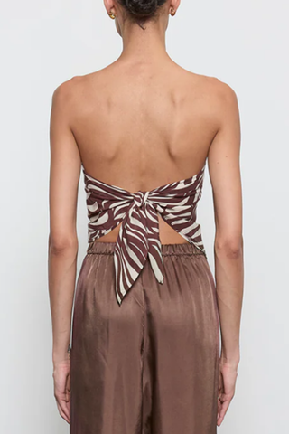 Scarf Top | Wave Print