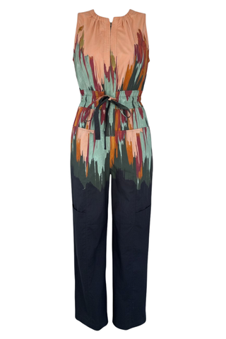Viviana Cotton Jumpsuit | Agate