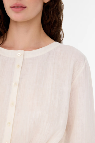 New Jinny Light Wind Top | Milk
