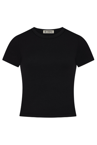 Short Sleeve Baby Tee | Black