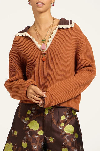 Picket High Sweater | Solid
