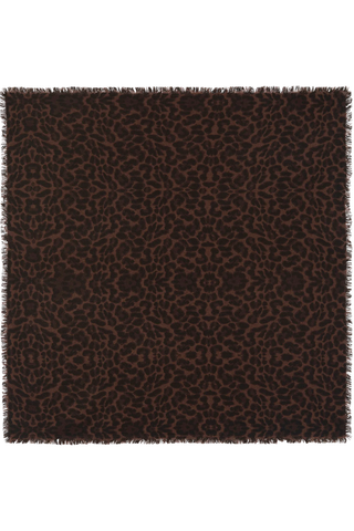 Large Bandana Hachiko Leopard | Brown