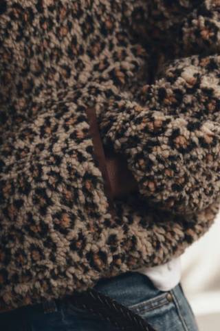 The Vail Jacket | Tan Leopard