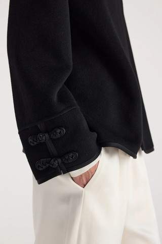 Double-Faced Pankou Style Jacket | Black