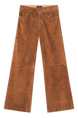 Lilou Suede Pant | Coyote