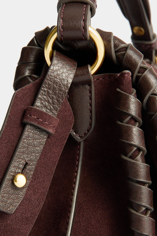 Mortimer Whipstitch Crossbody | Purple Grape