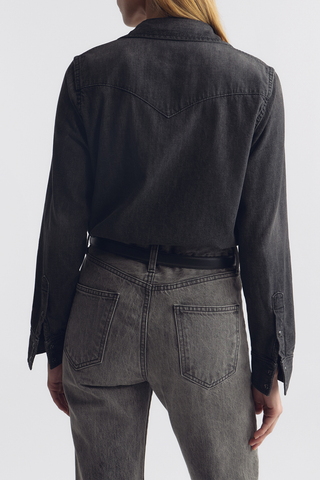 Travis Shirt | Faded Black Wash