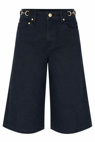 The Rowan Denim Culotte | Noir
