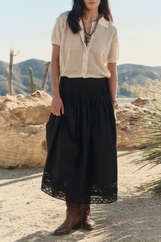 The Structured Victorian Skirt | Black
