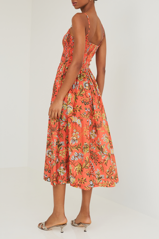 Carmen Dress | Clover Orange