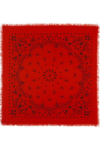 Large Bandana Hachiko | Red Orange