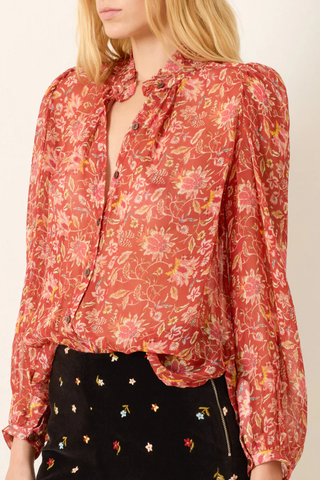 Annabel Sunset Ember Shirt | Orange Sunset