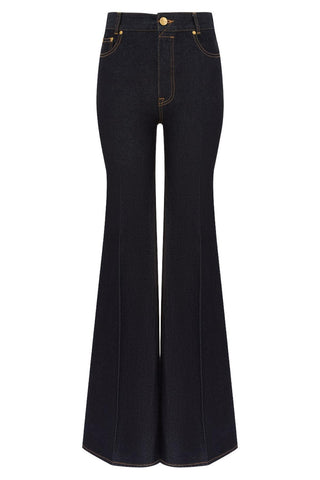 Slim Flare Jean | Onyx Blue