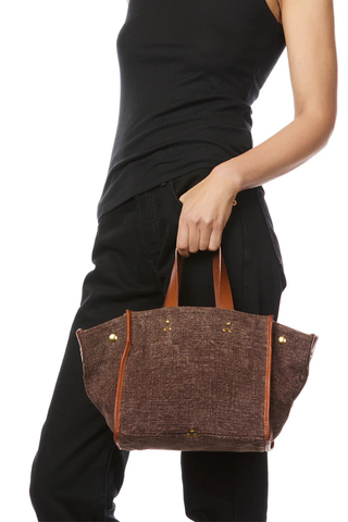 Léon S Tote | Chocolat Linen
