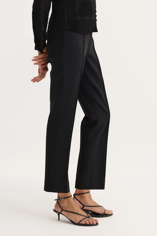 Cigarette Leg Trousers | Black