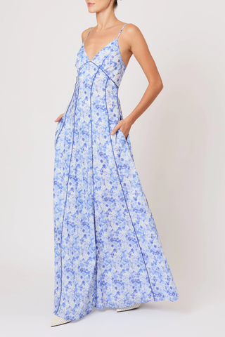 Cami Maxi Dress | Blue Multi