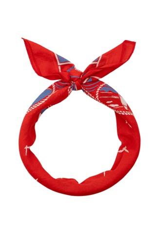 The Sailboat Bandana | Red