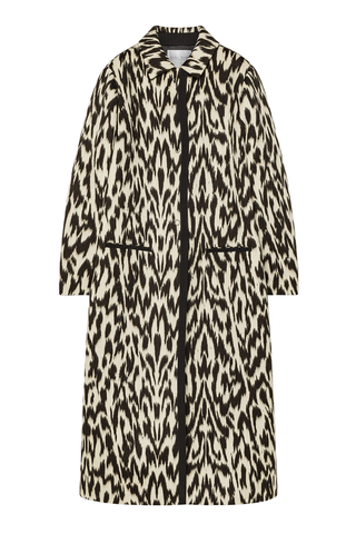 Jacquard Cloth "Moiré" Coat | Honey