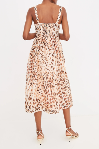 Pheobe Dress | Cheetah Blush