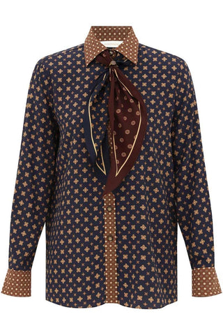 Relaxed Shirt | Multi Geo Print
