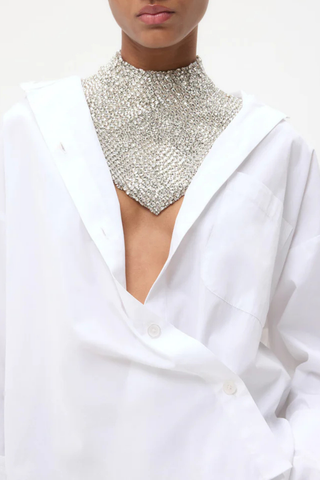 Diamonds are a... Crystal Collar | Crystal/Ivory