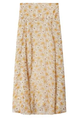Fran Skirt | Light Yellow/Ecru