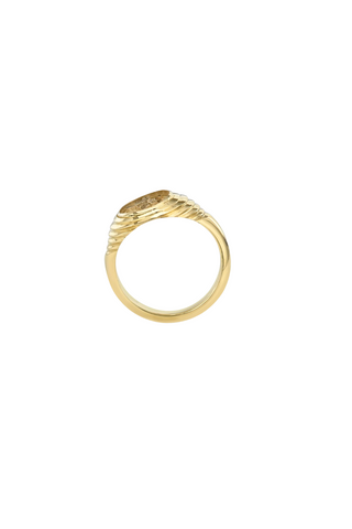Tiered Fantasy Signet Ring | Lion