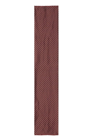 Mini Dot Scarf | Burgundy