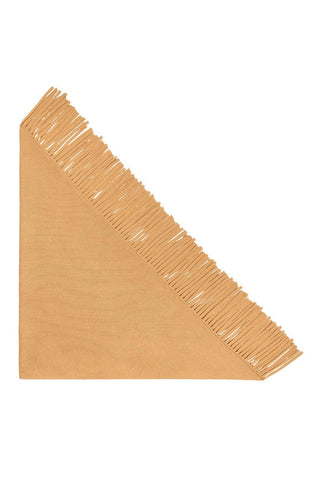The Big Sweater Fringe Scarf | Camel