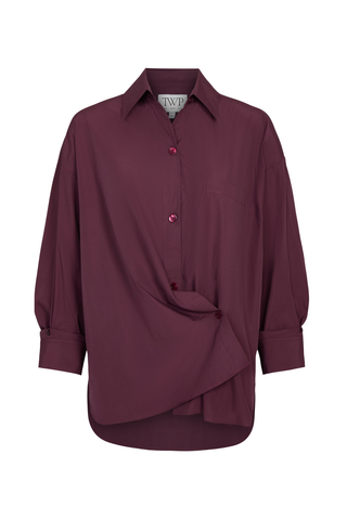 New Earl Shirt | Mauve Wine