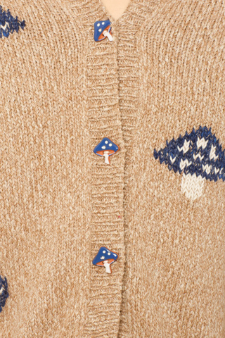 Sammi Champignon Knit Cardigan | Light Brown