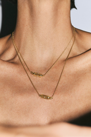 Micro Coco Diamonds Locket Necklace | 37cm