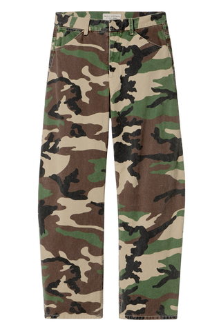 Tribeca Cotton Pant | Khaki Overdyed Camo