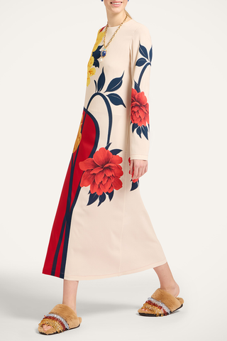 Long Sleeve Swing Dress | Queen Peony