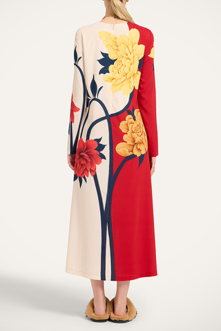 Long Sleeve Swing Dress | Queen Peony