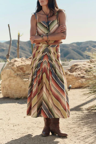 The Rhythm Skirt | Davenport Stripe