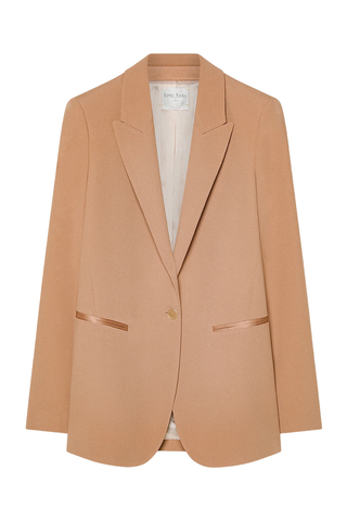 Matte Envers Satin Jacket | The