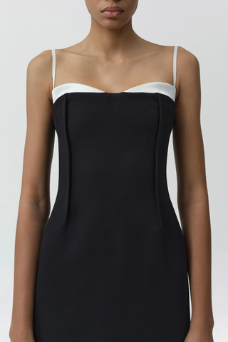 Kristen Midi Dress | Black Multi