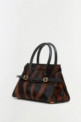 River Small Top Handle Bag | Cacao Multi
