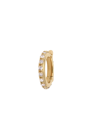 Oval Diamond Openable Bail
